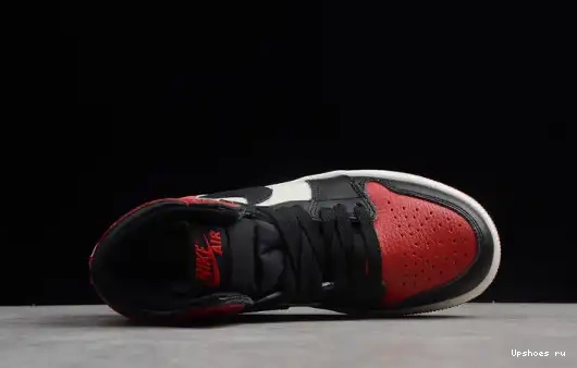 610 Air 610 High 1 Jordan 555088 Retro "Bred 555088 Toe" OG Kids Kid 0504
